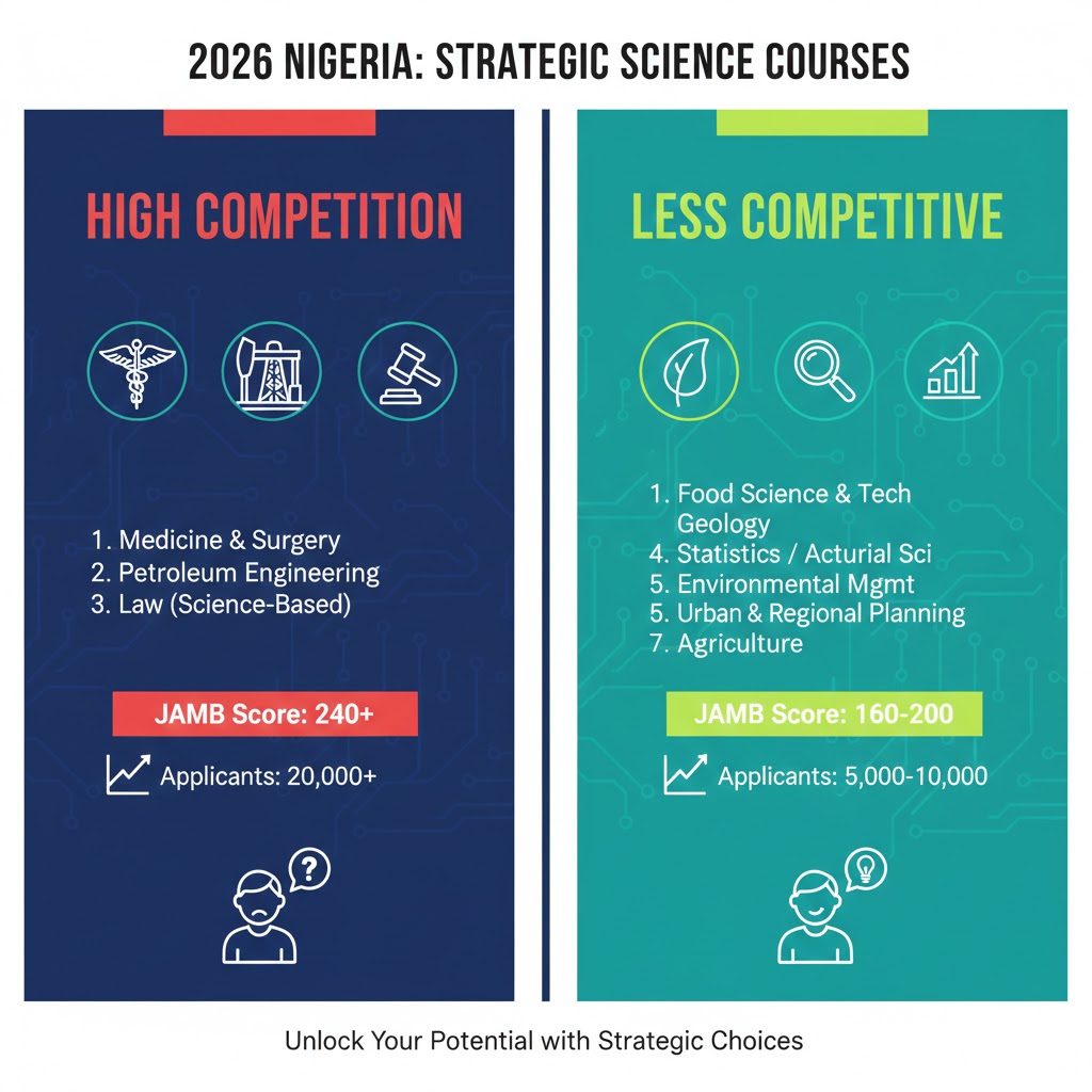 Smart Science: Less Competitive Courses in Nigeria with High Job Prospects (2026)