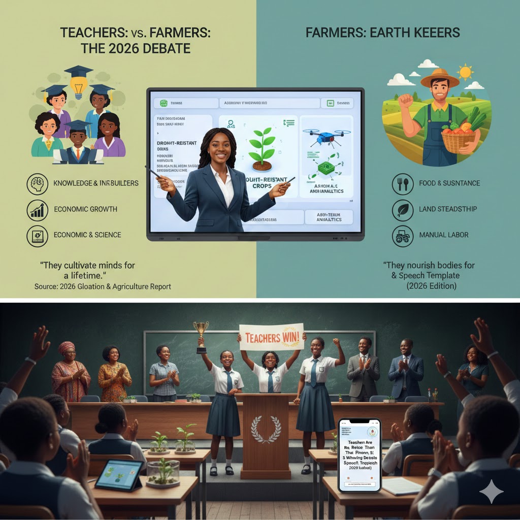Teachers Are Better Than Farmers: 15 Winning Debate Points & Speech Template (2026 Edition)