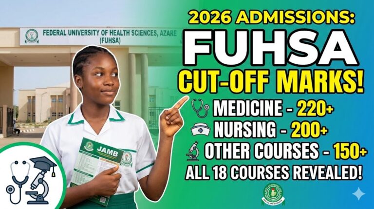 18 FUHSA Courses and Cut-Off Mark Rankings for 2026 Admissions