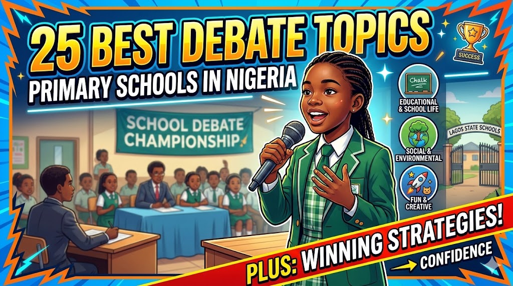 15 Engaging Debate Topics for Primary Schools in Nigeria (Plus Winning Strategies)