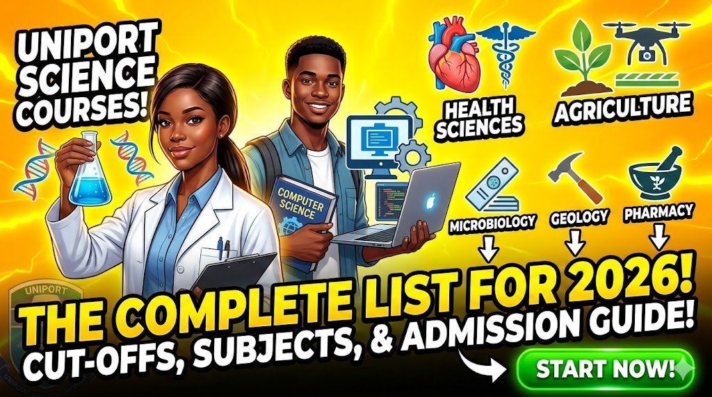 The Complete List of Science Courses in UNIPORT
