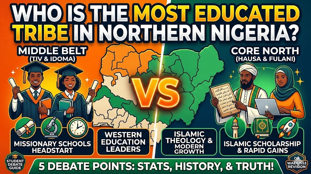 What is the most educated tribe in Northern Nigeria?