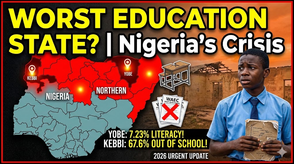 Which state has the lowest education in Nigeria?