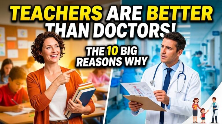 Why Teachers Are Better Than Doctors: 10 Debate Points
