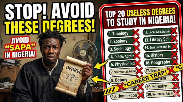 Top 20 Useless Courses to Study in Nigeria