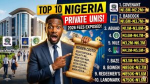 Top 10 Private Universities in Nigeria and their Fees
