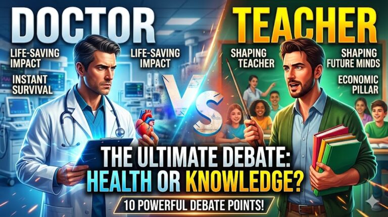 Why a Doctor is Better Than Teacher: 10 Debate Points to Win Your Argument