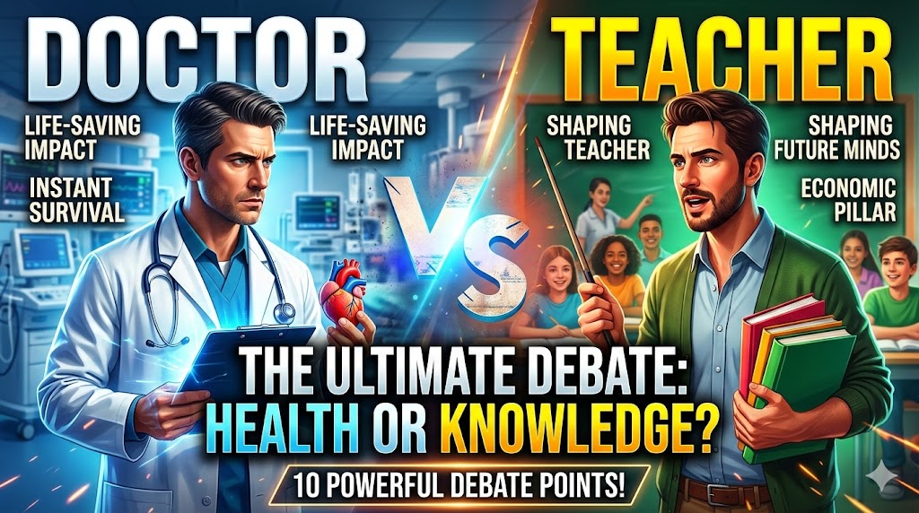 Why a Doctor is Better Than Teacher: 10 Debate Points to Win Your Argument