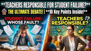 10 Debate Points on Teachers Are Responsible for Students Failure Debate