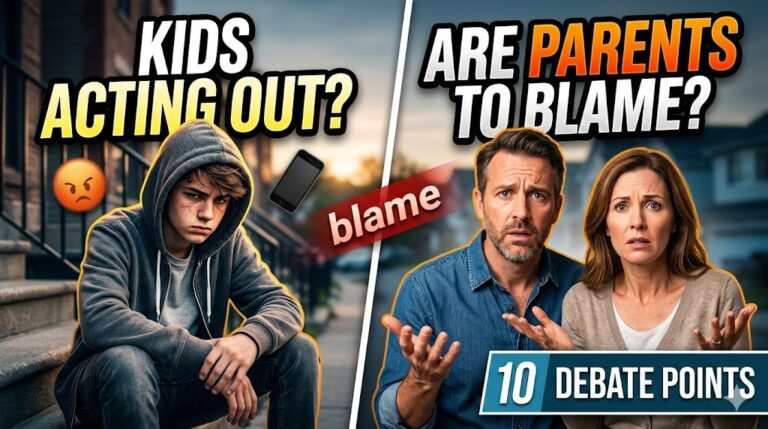 10 Debate Points: Parents Are to Be Blamed for the Misconduct of Their Children