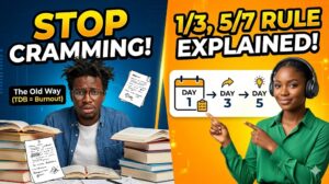 What is the 1/3,5/7 Rule in Studying?