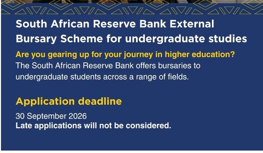 South African Reserve Bank External Bursary Scheme